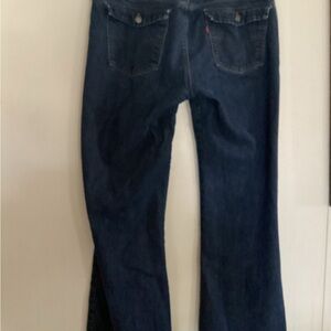 Levi's Dark Blue Wide Leg Jeans